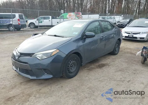 2015 Toyota Corolla Le z USA, uszkodzony, nr VIN 2T1BURHE5FC308863